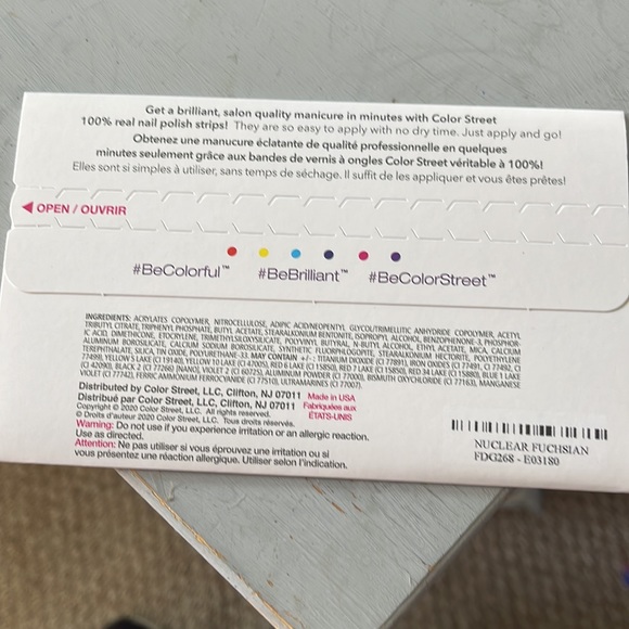 Colorstreet nails “Nuclear Fuschian” - Picture 2 of 2